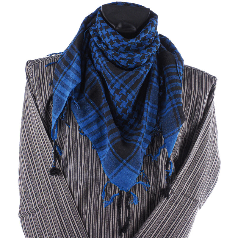 Headscarf Palestine Arafat Cotton Blue