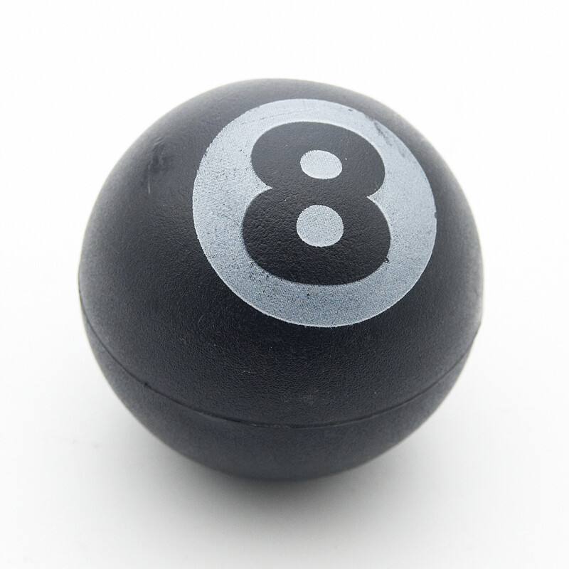 Grinder Acrylic Eight Ball