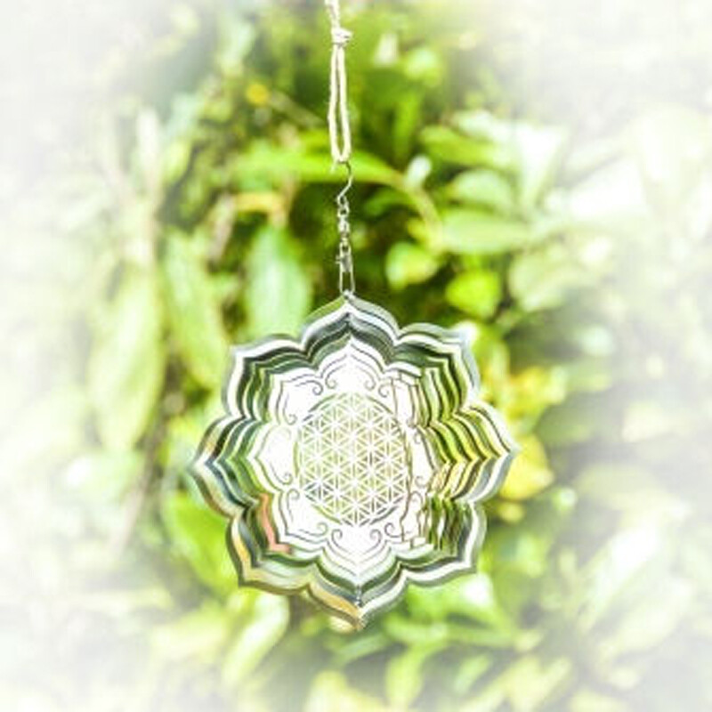 Flower of Life Lotus Mobile 15 cm