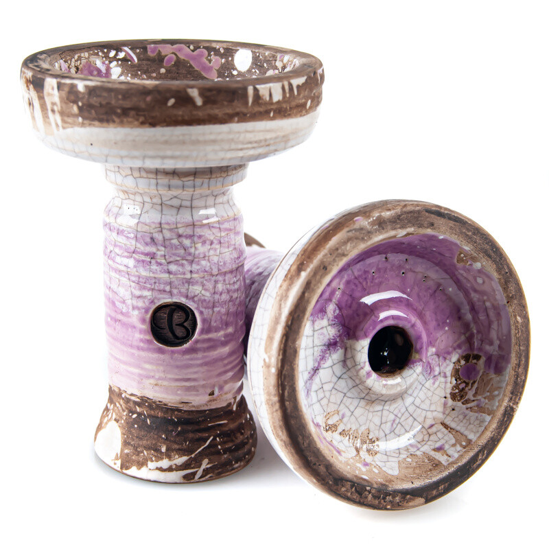 Hookah Bowl Vintage Glass Harmony Purple