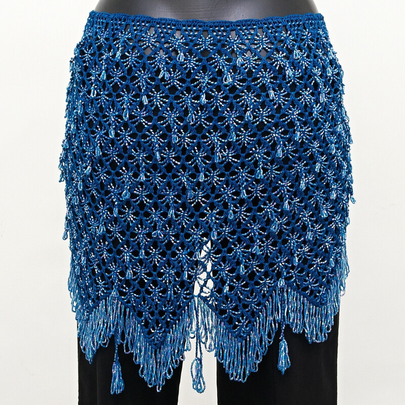 Belly Dance Shawl Ahura Blue