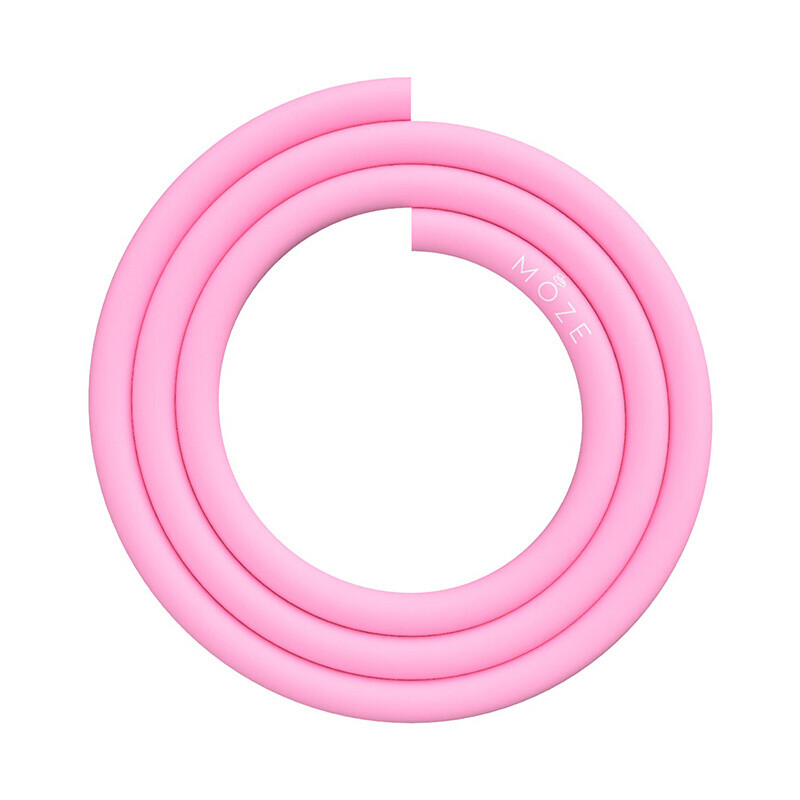 Silicone Hookah Hose Moze 17/12 150 cm Pink