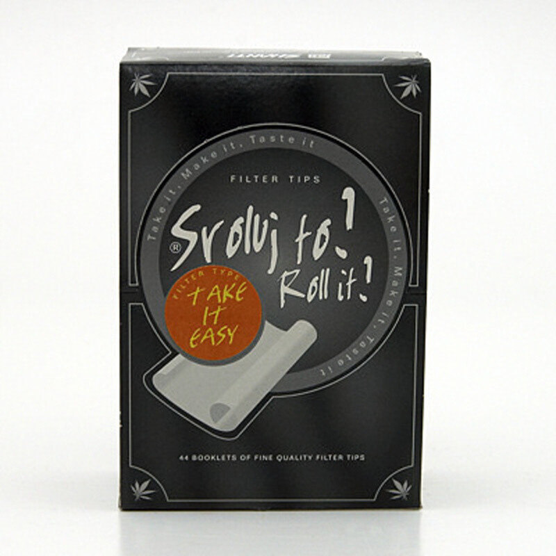 Cigarette Filters Roll It! Take it Easy Box 4 x 11 pcs