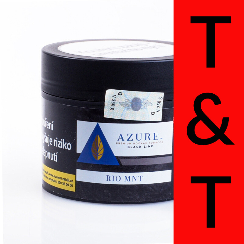 Hookah Tobacco Azure Black Rio Mnt 250 g