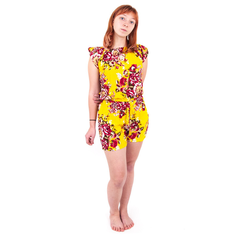 Overall Flowers 01 Yellow