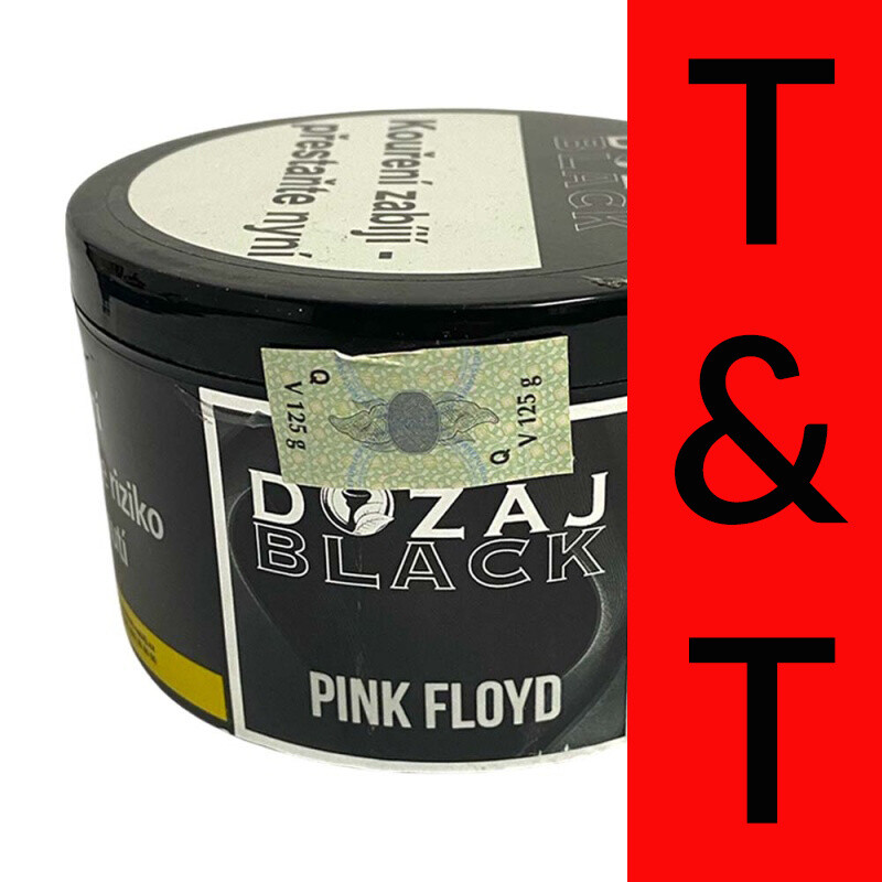 Hookah Tobacco Dozaj Black Pink Floyd 125 g