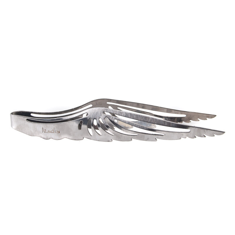 Fumigation Tongs Aladin Wing 23 cm Silver