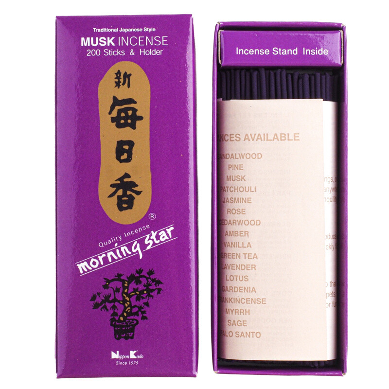 Japanese Incense Sticks Nippon M/S 200 sticks Musk