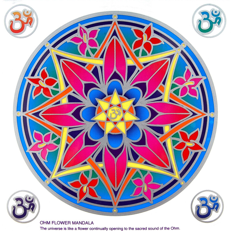 Mandala Sunseal L Ohm Flower Mandala