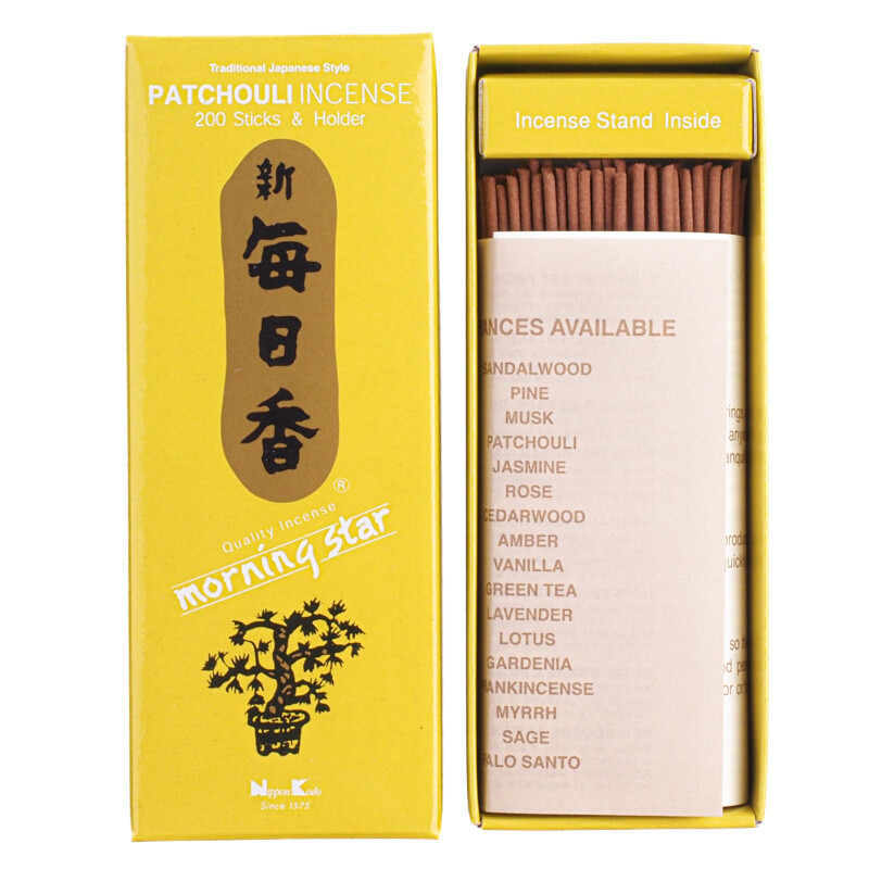 Japanese Incense Sticks Nippon M/S 200 sticks Patchouli