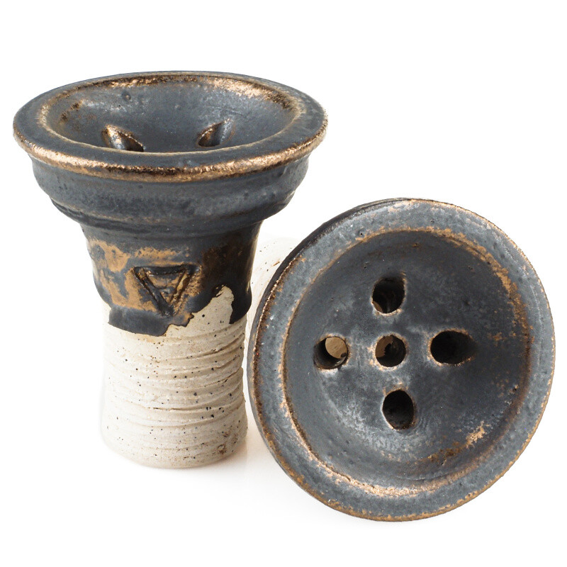 Hookah Bowl Amfora Synthesis Glaze Bronze