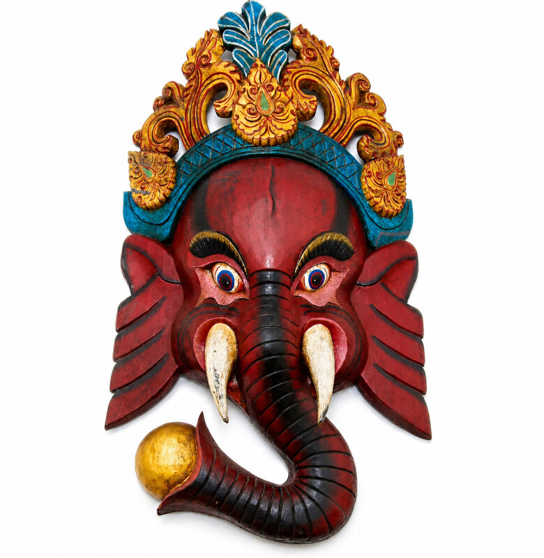 Mask Wood Ganesh 85 cm