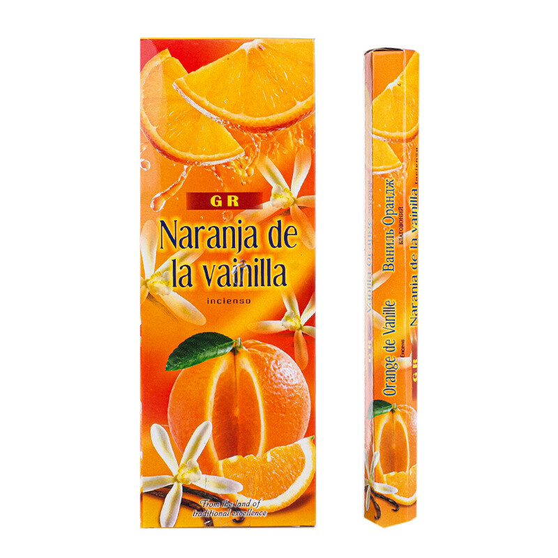 Indian Incense Sticks GR HX Vanilla Orange