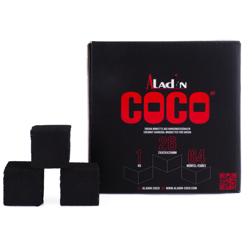 Aladin Coco Charcoal 26 mm 1 kg