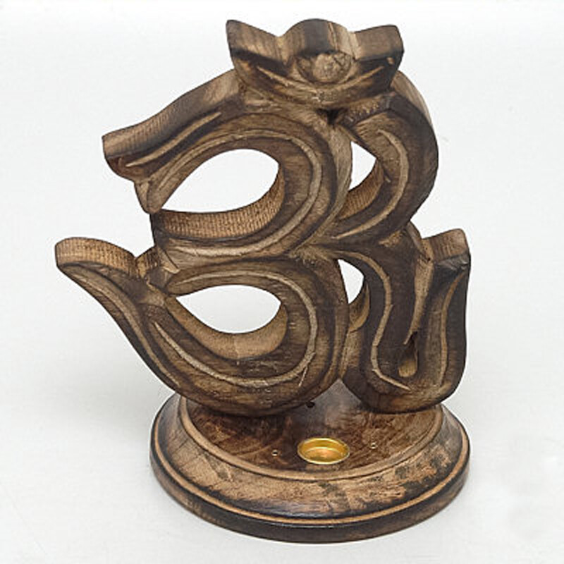 Incense Stick Holder - Ohm Wood 18 cm