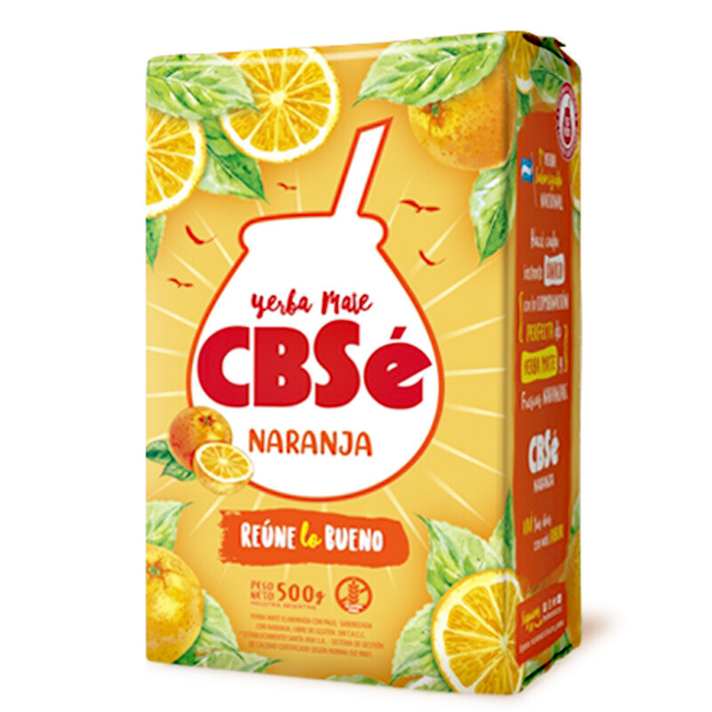 Tea Yerba Mate CBSé Naranja 500 g