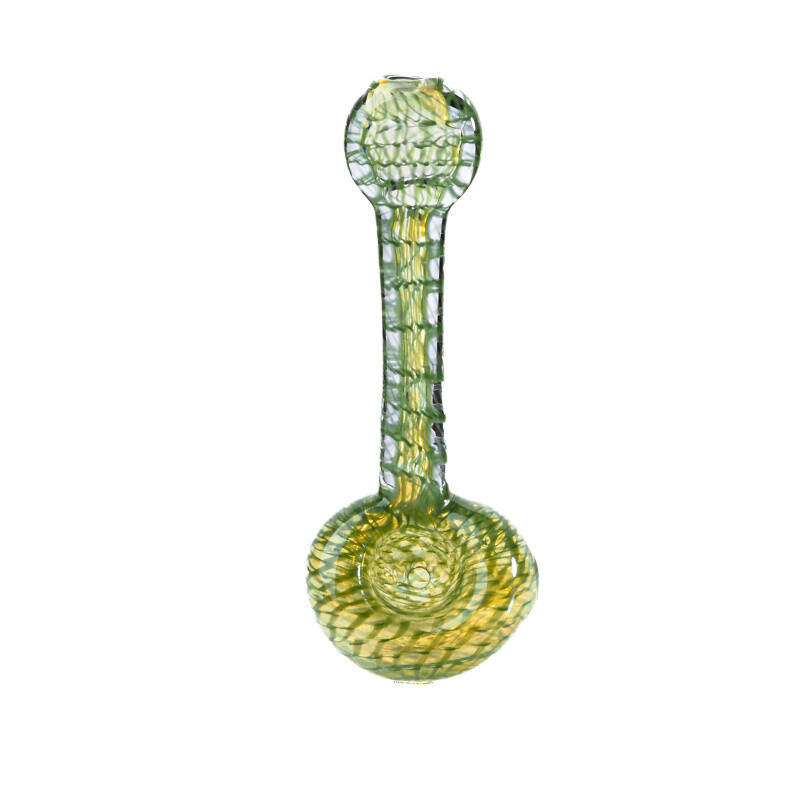 One-hitter Pyrex Web Green
