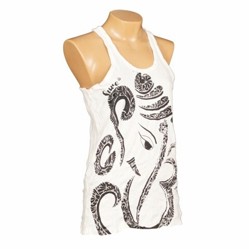 Tank Top Women´s SURE Ganesh M White