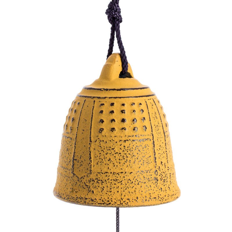 Iwachu Furin Feng Shui Bell 5,5 cm Yellow