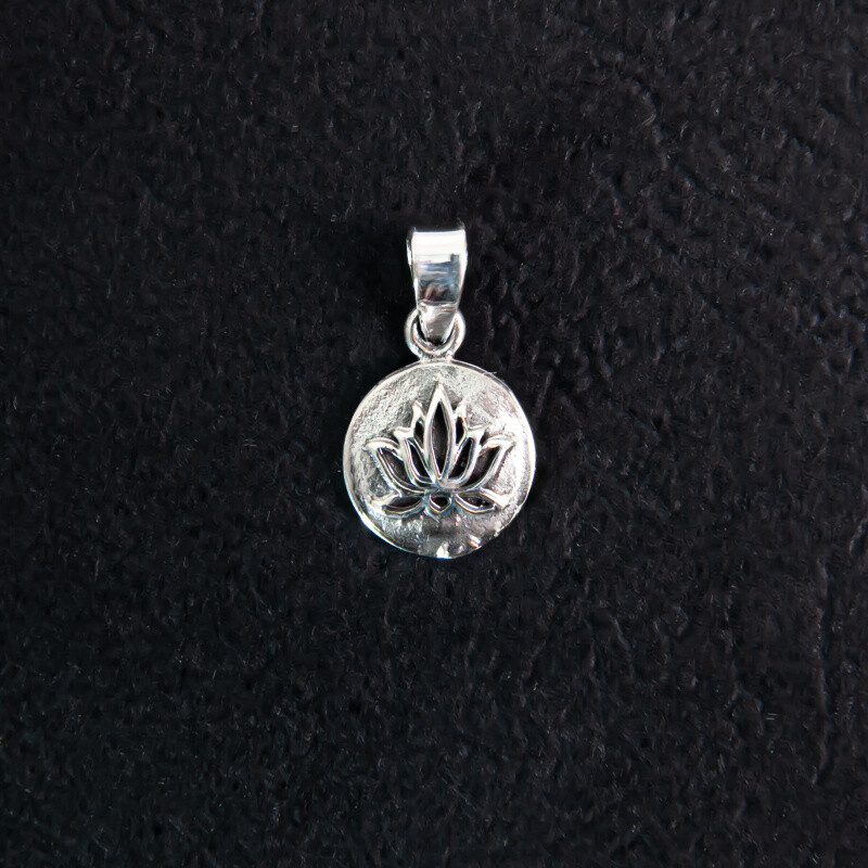 Silver Pendant Lotus