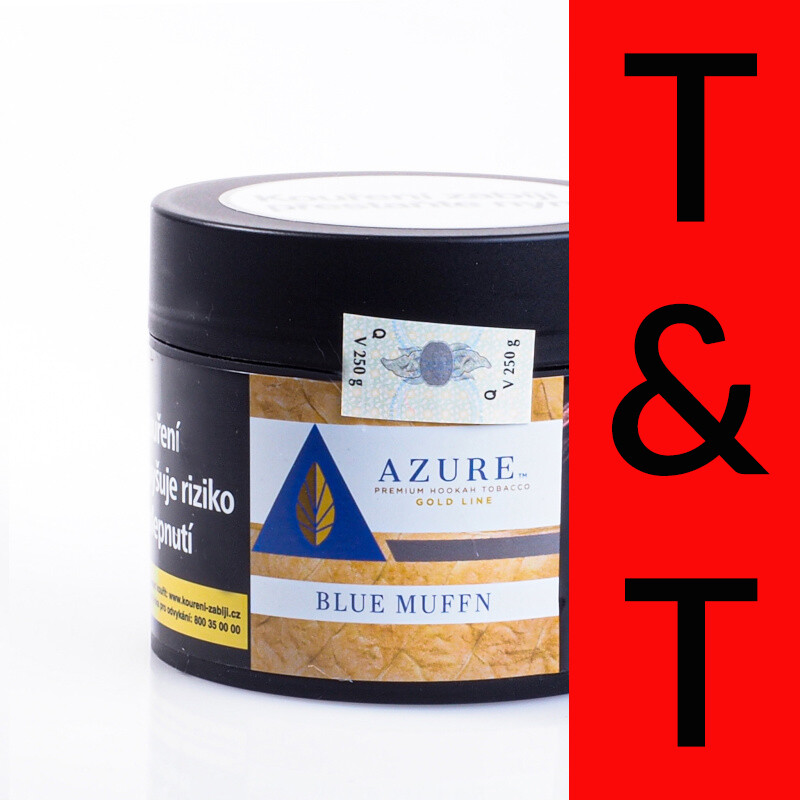 Hookah Tobacco Azure Gold Blue Muffn 250 g