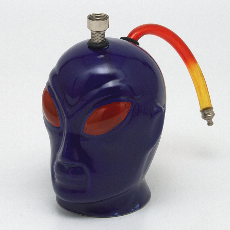 Bong Ceramic Alien I. 14 cm Blue