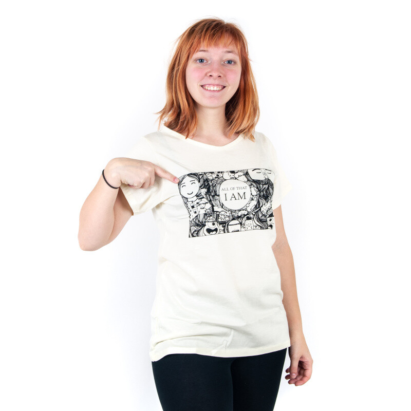 T-shirt Ladies' ALL OF THAT M Beige