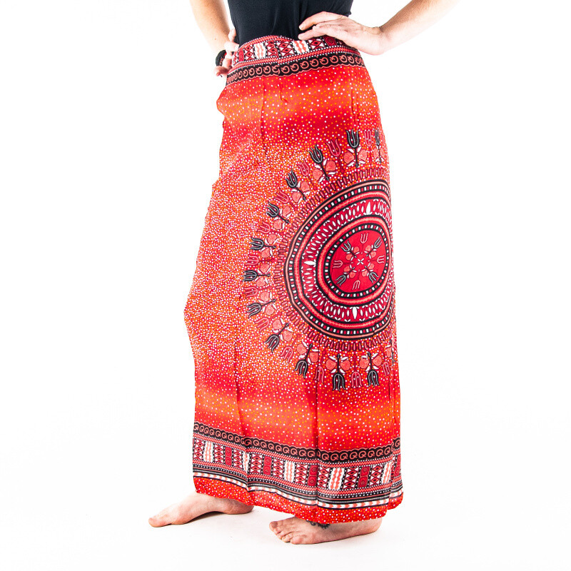 Skirt Trident Mandala Red