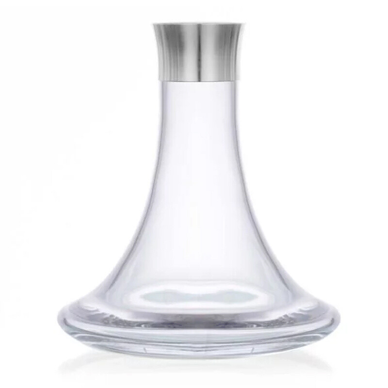 Hookah Base Aladin Epox 360 Silver Clear Flat