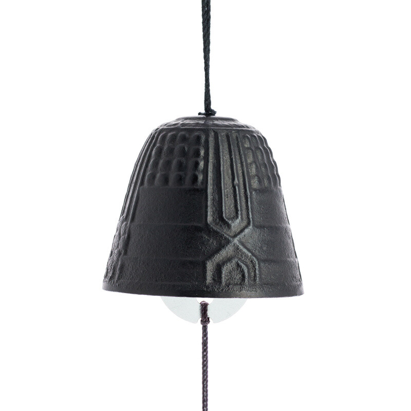 Iwachu Furin Feng Shui Bell 4,5 cm Black