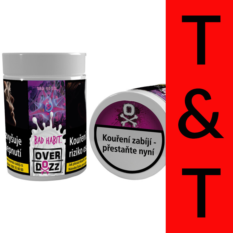 Hookah Tobacco Overdozz Bad Habit 50 g