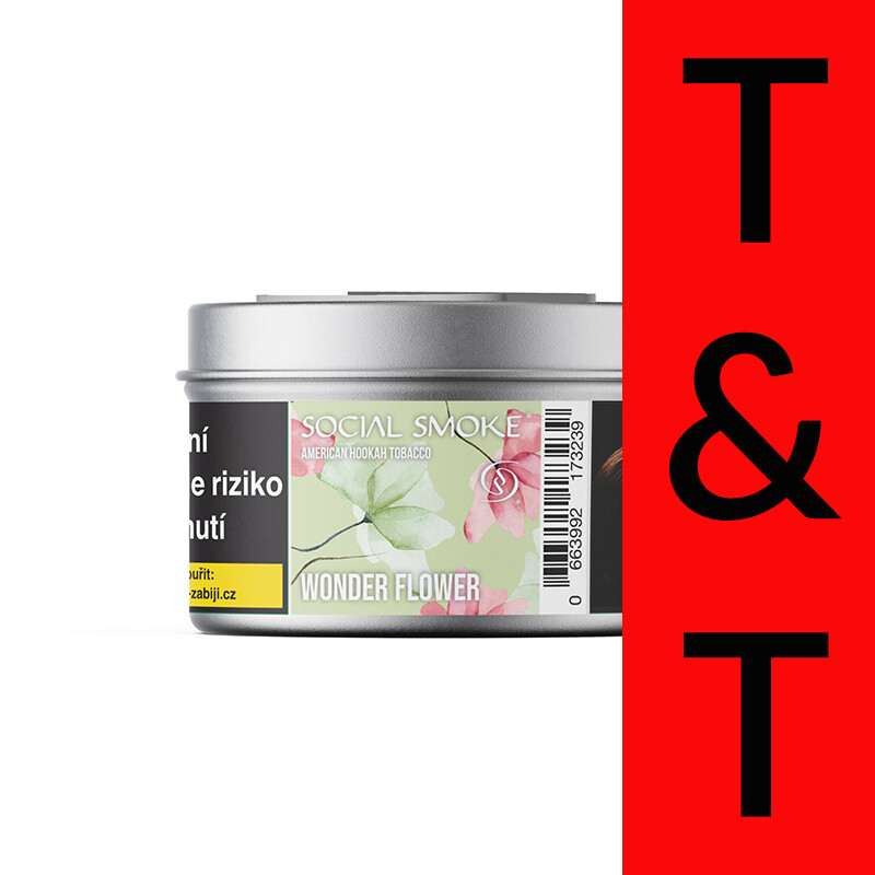 Hookah Tobacco Social Smoke Wonder Flower 200 g