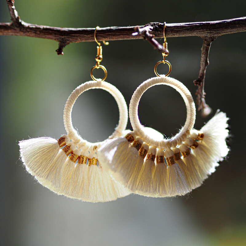 Earrings Tassel Roro 01