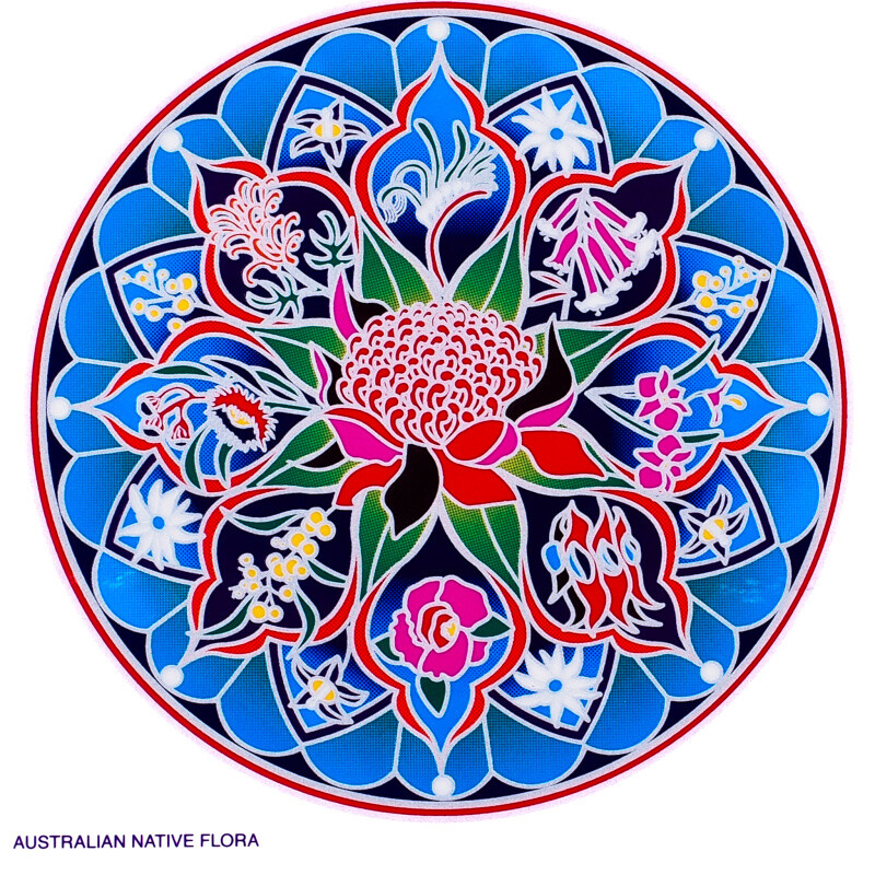 Mandala Sunseal L Australian Native Flora