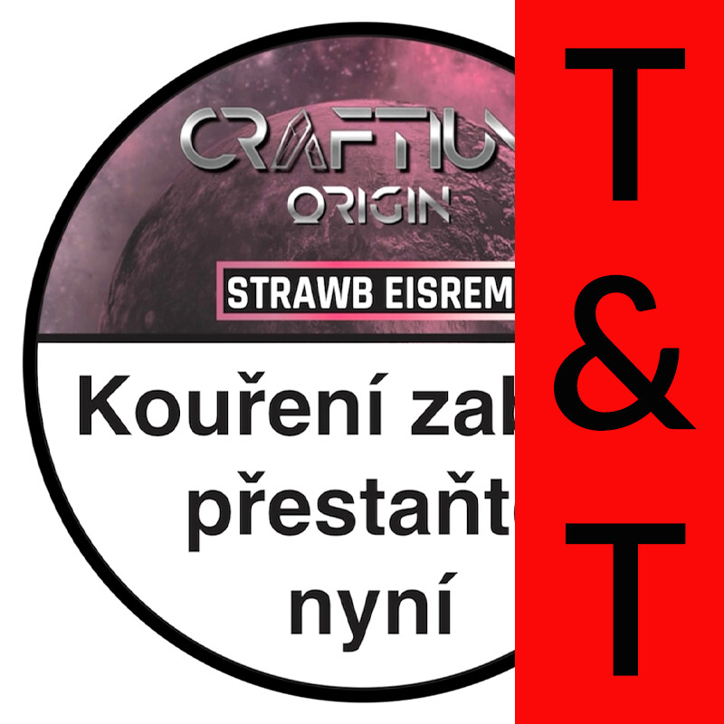 Hookah Tobacco Craftium Origin Strawb Eisrem 100 g