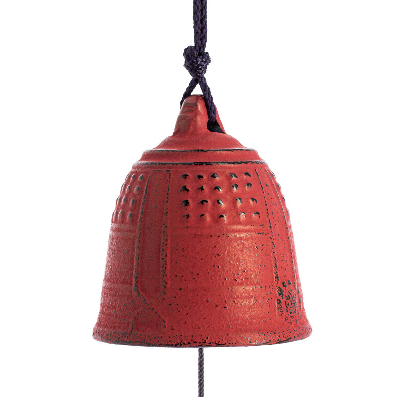 Iwachu Furin Feng Shui Bell 5,5 cm Red