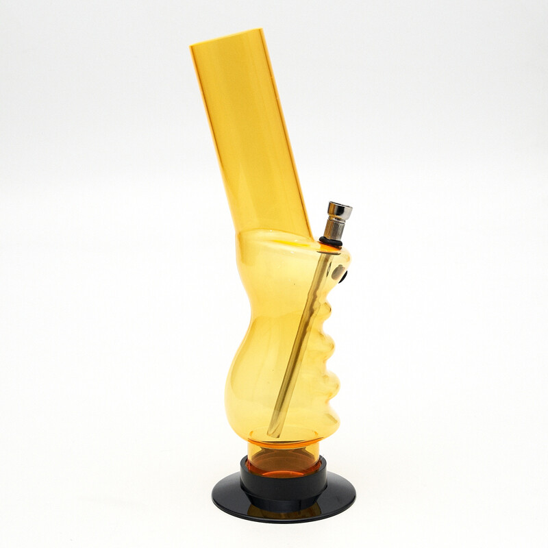 Bong Acrylic Grab 32 cm Yellow