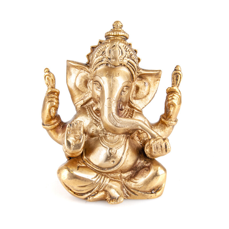 Statuette Metal Ganesha 14 cm