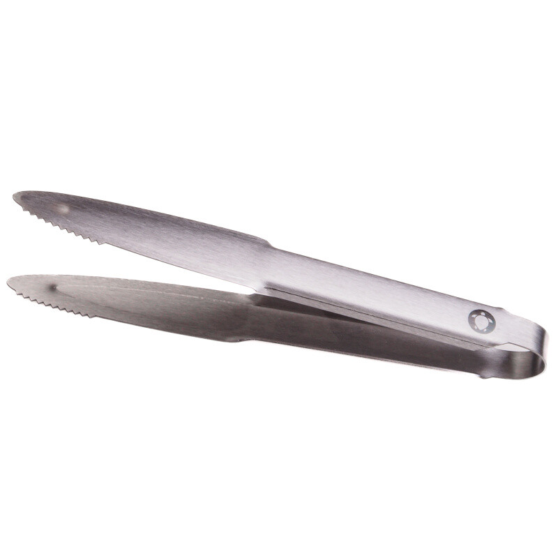 Charcoal Tongs Tortuga Roberto Silver
