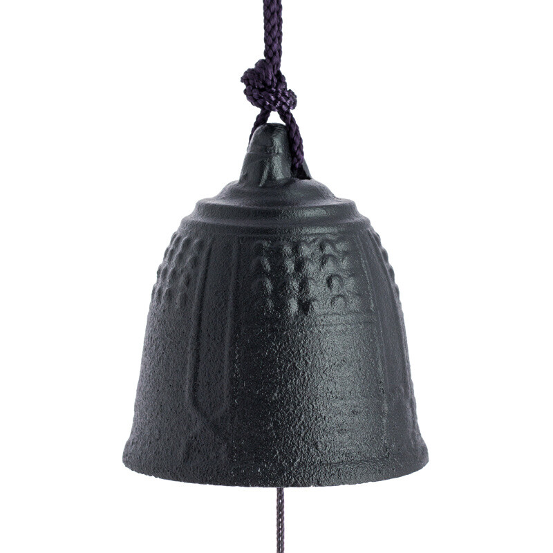 Iwachu Furin Feng Shui Bell 5,5 cm Black