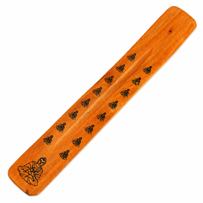 Incense Stick Holder - Ski Manju Buddha Orange