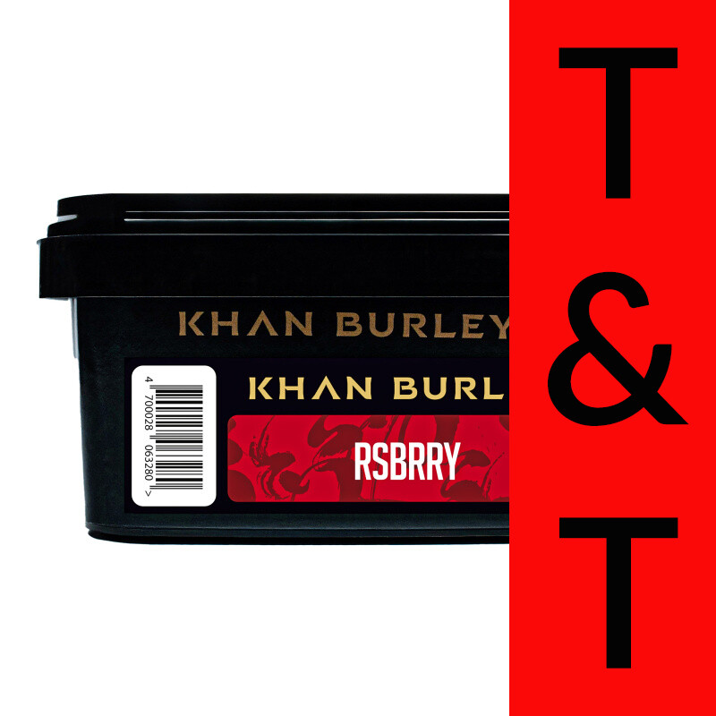 Hookah Tobacco Khan Burley Rsbrry 250 g