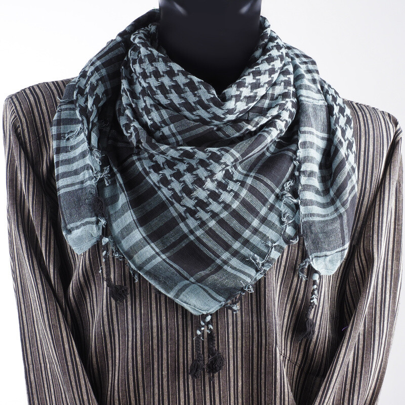 Headscarf Palestine Arafat Cotton Grey Light