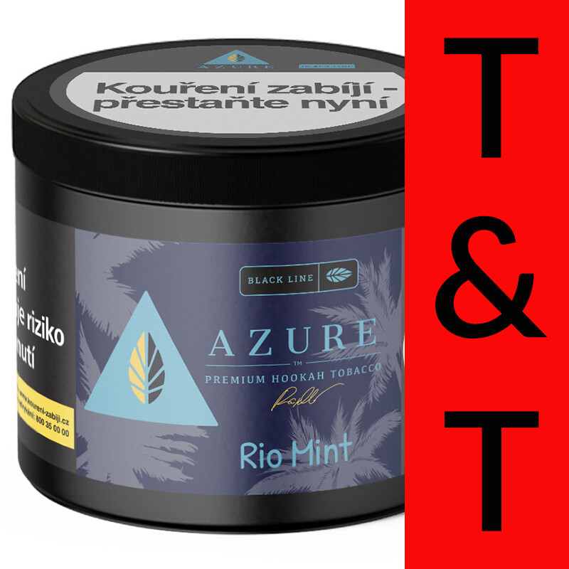 Hookah Tobacco Azure Black Rio Mnt 200 g