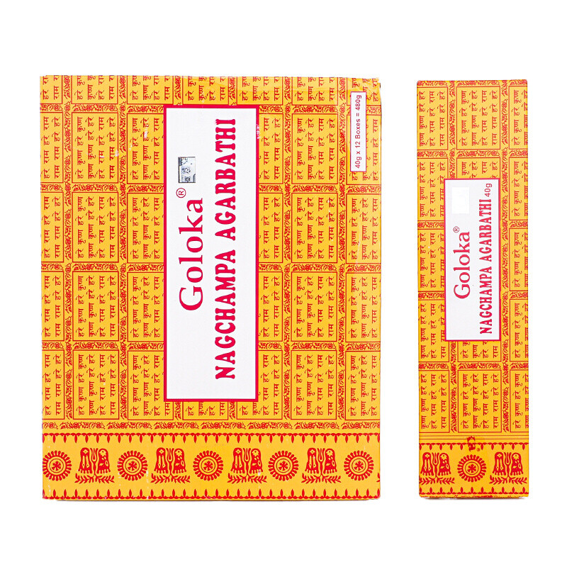 Indian Incense Sticks Goloka Nag Champa 40 g