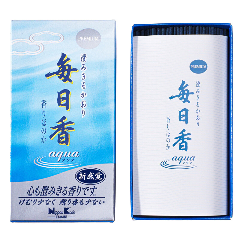 Japanese Incense Sticks Nippon Mainichi-koh Aqua 310 pcs
