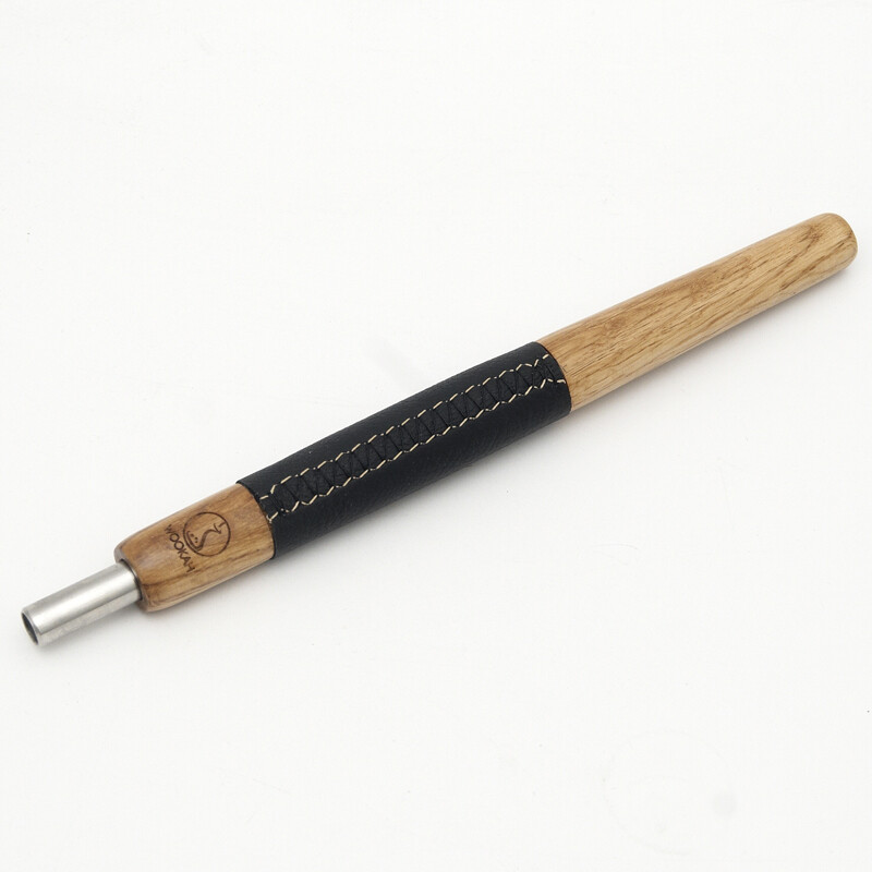 Mouthpiece Wookah OAK Wood/Leather Black