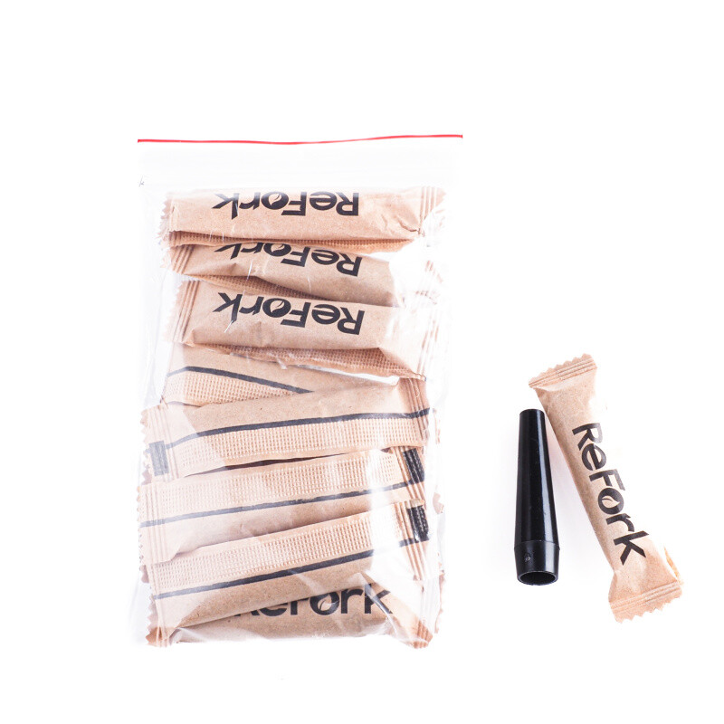 Hygiene Mouthpiece Refork ECO Black 5,5 cm IN 10 pcs