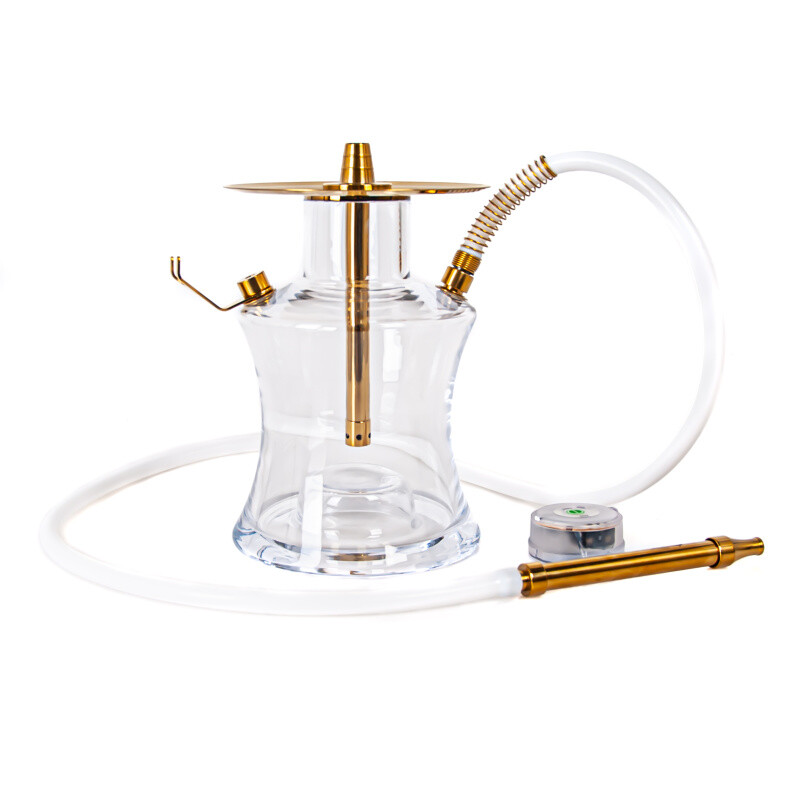 Hookah Oduman N2 Gold 28 cm Clear