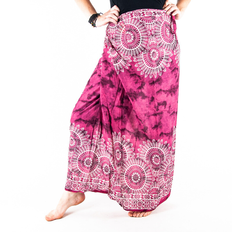 Skirt Flower Mandala Vine Red
